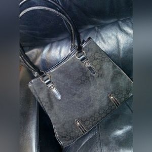 Vintage "Amaro" Black Shoulder Bag/Purse